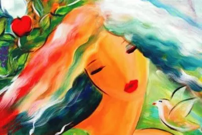 Summer painting by Ronnie Biccard