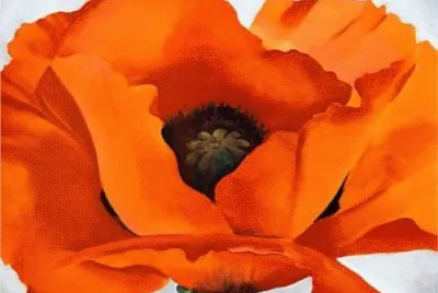 Red Poppy by Georgia O 'Keeffe