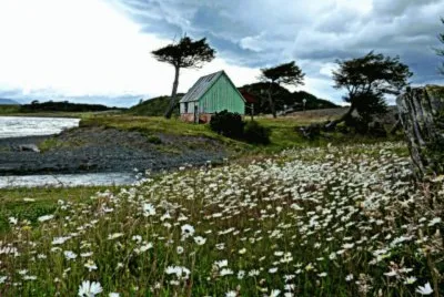 Casa frente al canal Beagle