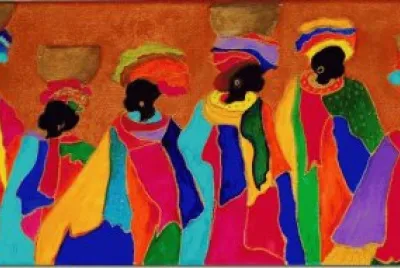 Six African Lady 's