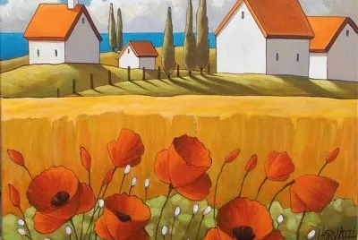 Summer Hay Fields jigsaw puzzle