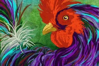 Rooster jigsaw puzzle
