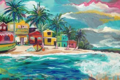 Carribean Beach by Shannon McIntyre
