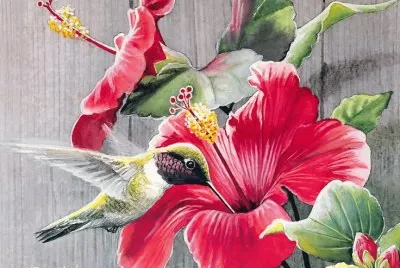 Bird with Flowers jigsaw puzzle