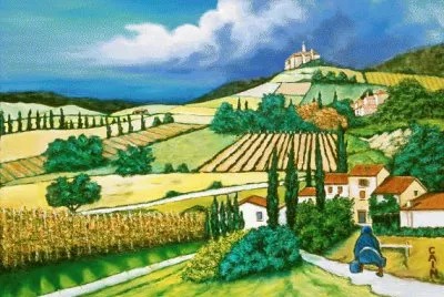 פאזל של Tuscany landscape