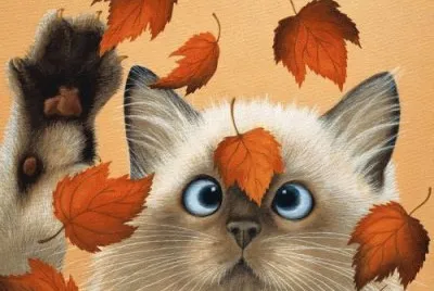 Autumn Cat jigsaw puzzle