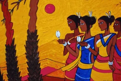 Tribal Woman by Jiaur Rahman