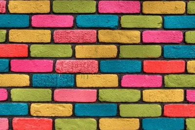 Tijolos coloridos
