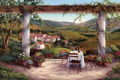 View outside the Garden