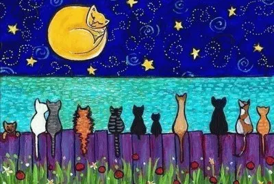 Fulmoon Cats jigsaw puzzle