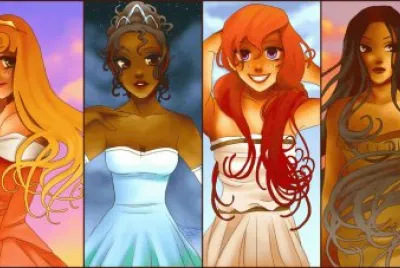 Aurora Tiana Ariel Pocahontas
