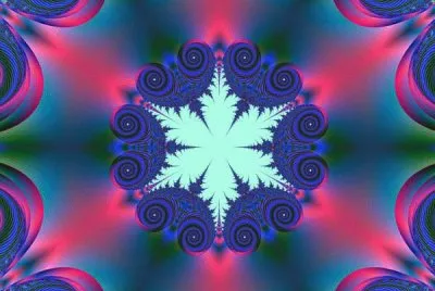 Pink-Blue Fractal