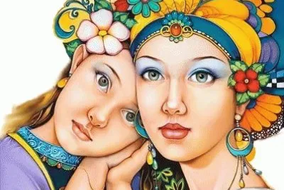 Mother and Daugter jigsaw puzzle