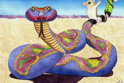 Rainbow Rattler jigsaw puzzle