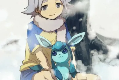 Shawn and Glaceon