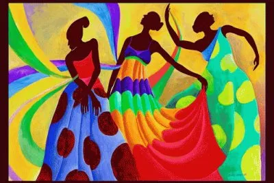 Dancers of Black Skin jigsaw puzzle