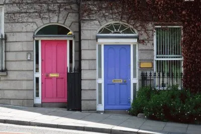 Puertas de colores