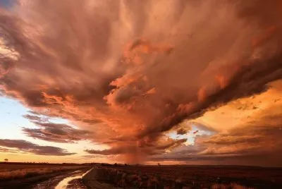 storm-sky-red-australia jigsaw puzzle