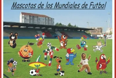 MASCOTAS DE LOS MUNDIALES DE FUTBOL. jigsaw puzzle