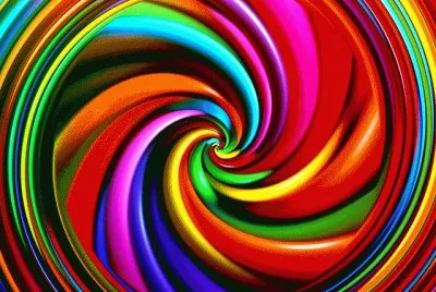 פאזל של Rainbow Swirl