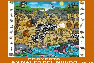ANIMALES DEL MUNDO jigsaw puzzle