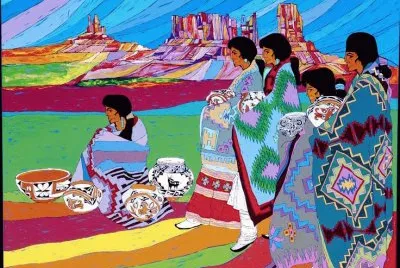 Native art in Death Valley