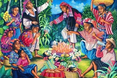 פאזל של Maya art Guatemala