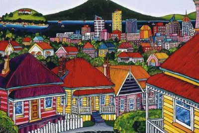 The Harbour from Ponson  New Zealand
