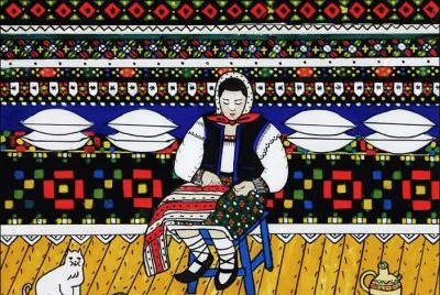 Naive Romanian art by Ioana Lutai jigsaw puzzle