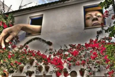 פאזל של Un original patio en Cordoba, EspaÃ±a