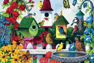 Birdhouse Heaven jigsaw puzzle