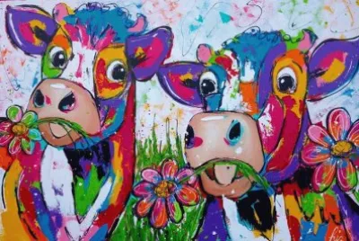 Happy Cows jigsaw puzzle