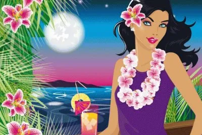 פאזל של Luau party on the Hawaiian Beach