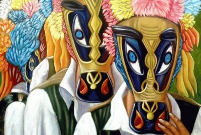 Gueguense Mask ceremony