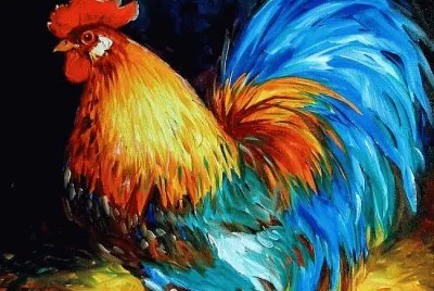Rooster by Marcia Baldwin jigsaw puzzle