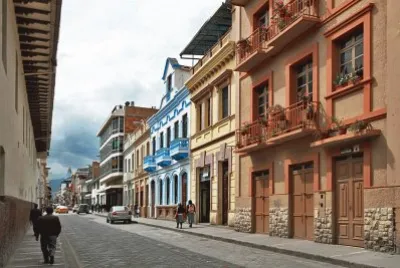 Un bonita calle de Quito, Ecuador jigsaw puzzle