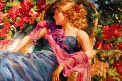 Descansando-pintura oleo jigsaw puzzle