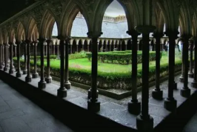 The Cloister at Mont. St. Michel