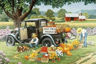 Farm fresh products by John Sloane