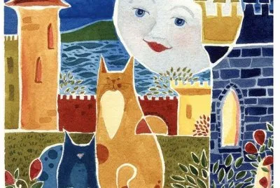 Cats close to the Moon