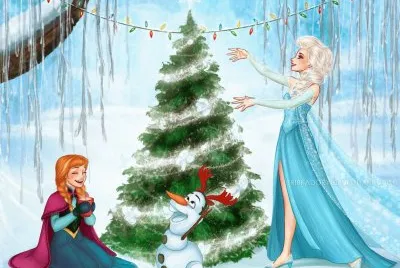 Frozen jigsaw puzzle