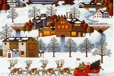 Santa is coming to Town jigsaw puzzle
