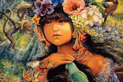 Girl with Animals