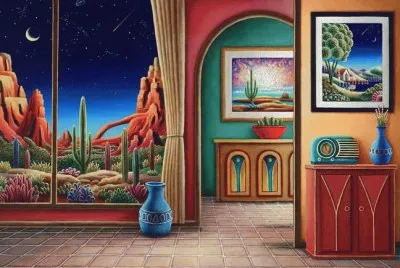 Desert view trough Window by Andy Russell jigsaw puzzle