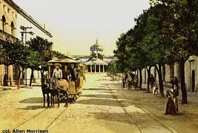 TRANVÃA EN GUADALALARA 1890. jigsaw puzzle
