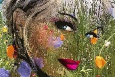 Lady in the Garden jigsaw puzzle