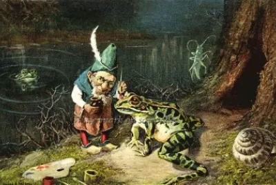 painting gnome jigsaw puzzle