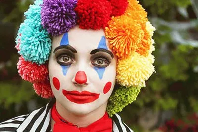ROSTRO PAYASO