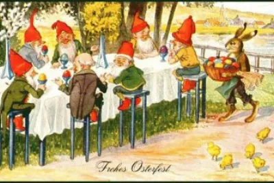 gnome luncheon jigsaw puzzle