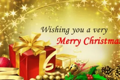 Wishing you a very merry Christmas